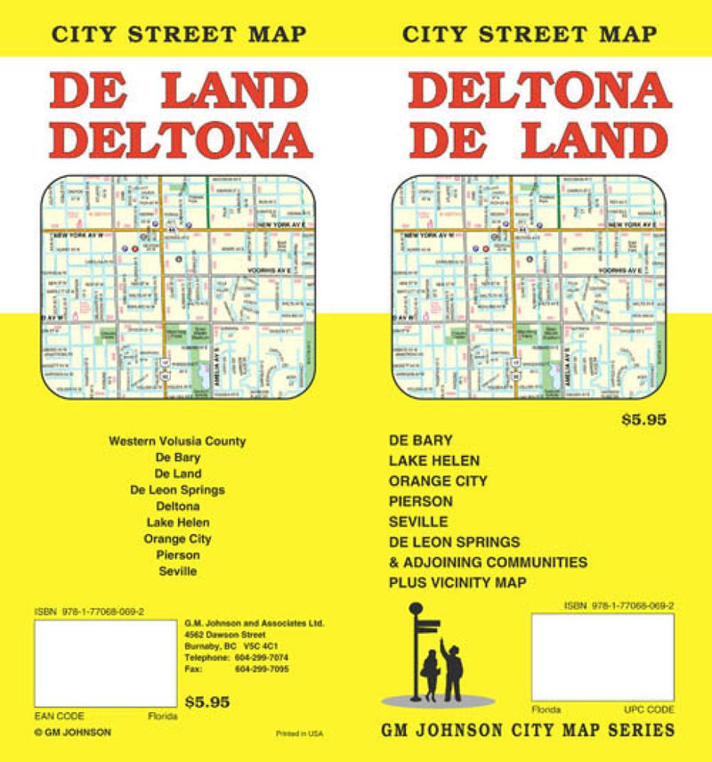 Deltona: Deland: City Street Map = Deland: Deltona: City Street Map