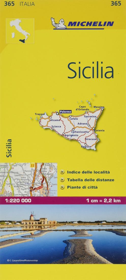 Sicily, Italy (365) Road Map