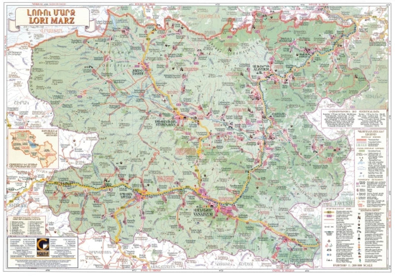 Lori Marz, Armenia: Regional Map