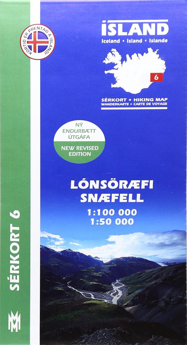 Lonsöraefi Hiking Map