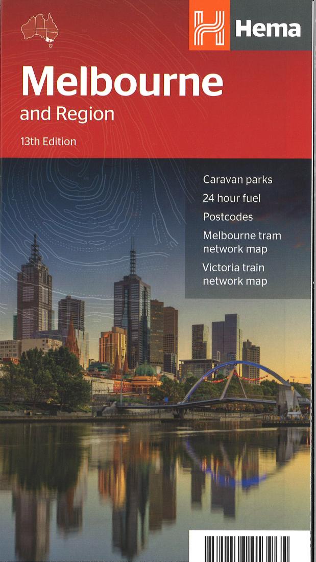 Melbourne And Region: 13thEdition Road Map