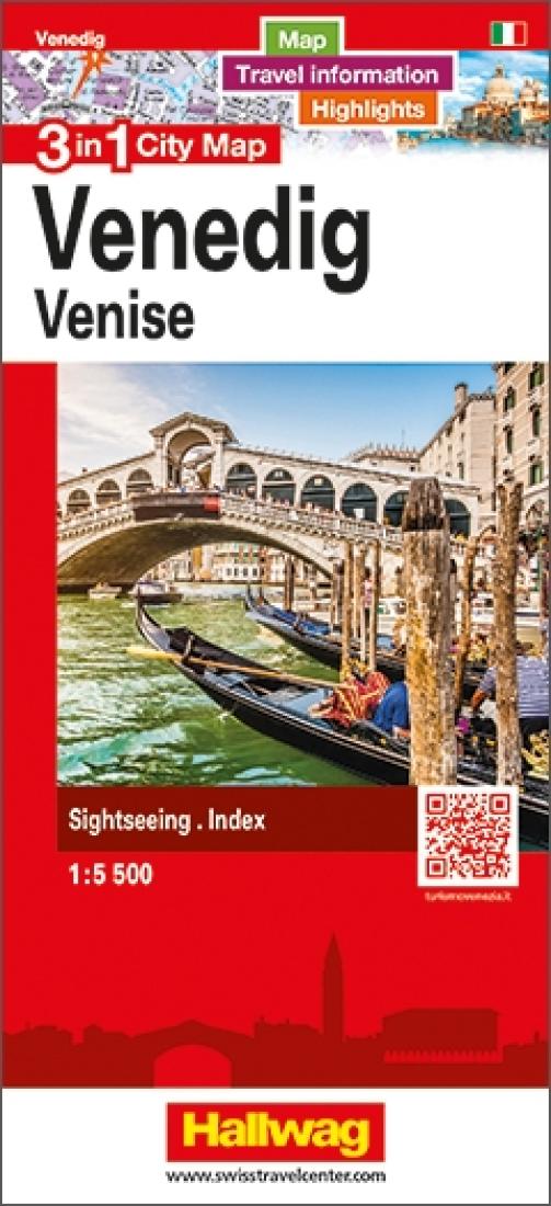 Venice: 3 In 1 City Map = Venedig: 3 In 1 City Map = Venise: 3 In 1 City Map = Venezia: 3 In 1 City Map