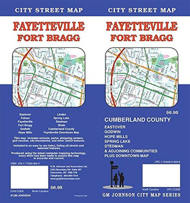 Fayetteville Fort Bragg: City Street Map