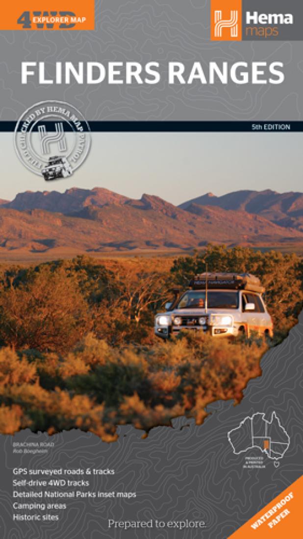 Flinders Ranges: 4Wd Explorer Map