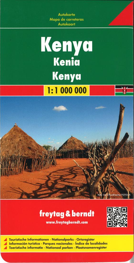 Kenya = Kenia Travel Map