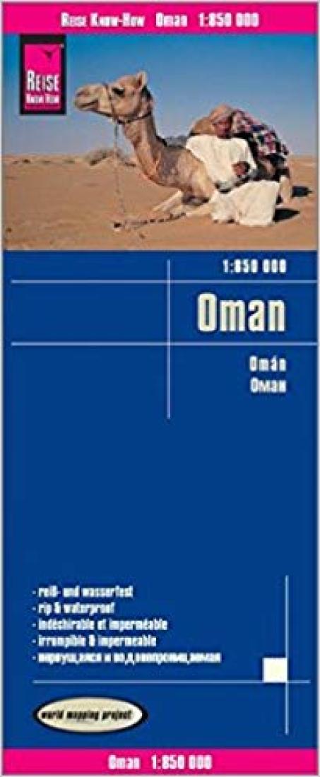 Oman: 1:850 000 = Oma?N: 1:850 000 = ????: 1:850 000 Road Map