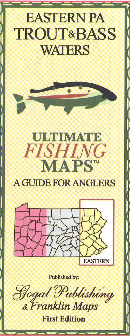 Eastern Pa Trout And Bass Map