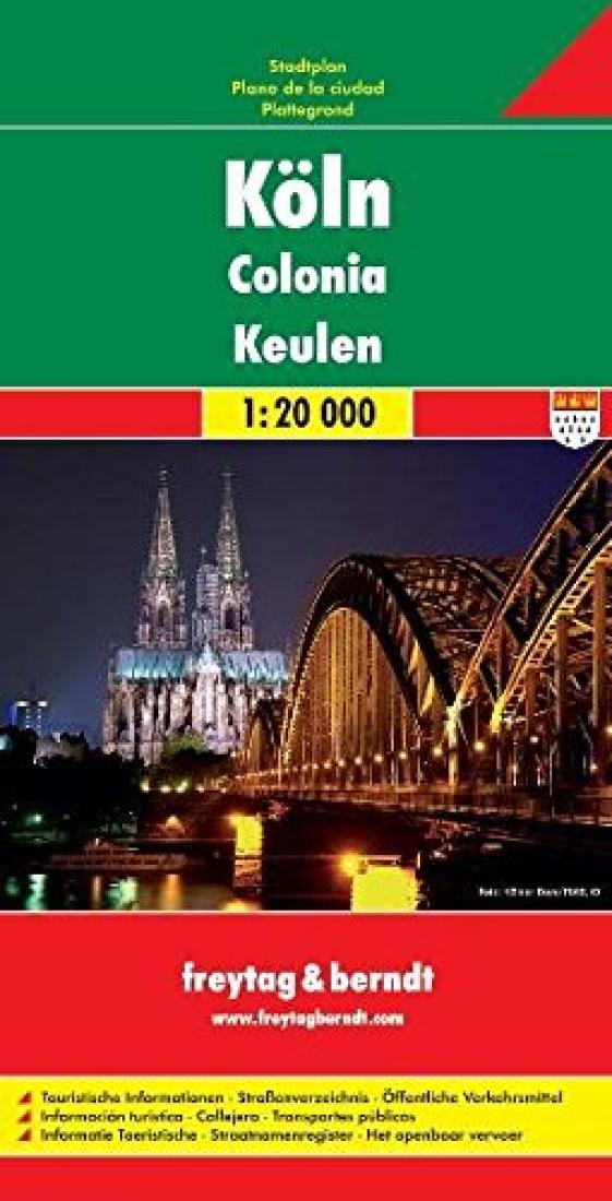 Köln = Colonia = Keulen Travel Map