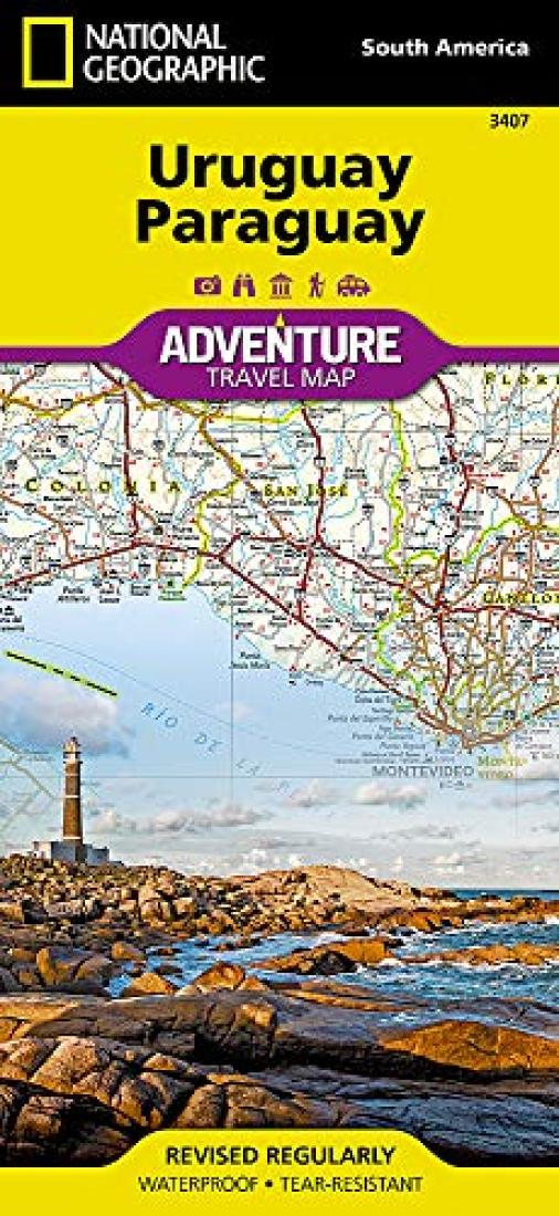 Uruguay, Paraguay (National Geographic Adventure Map)