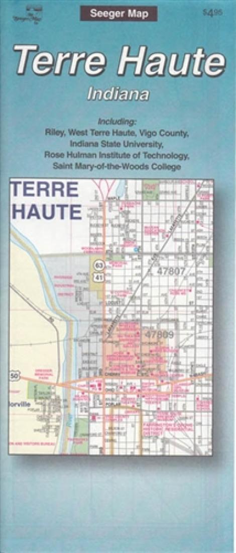 Terre Haute: Indiana Road Map