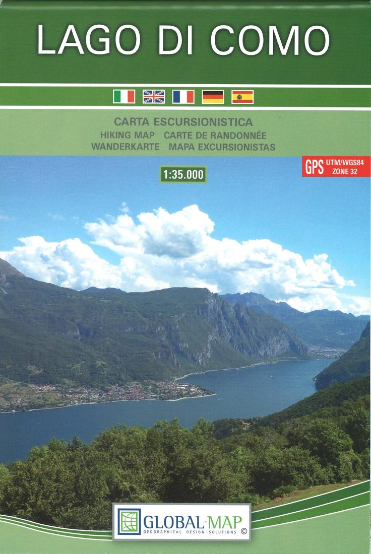 Lago Di Como: Hiking Map: Carta Escursionistica