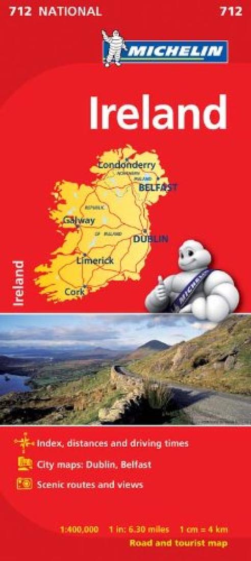 Ireland (712) Road Map