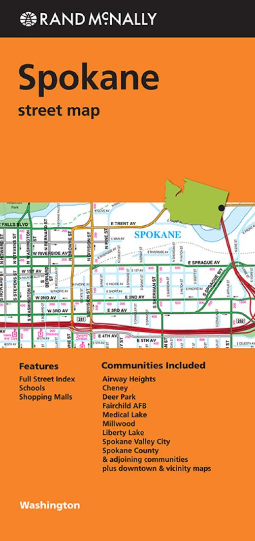 Spokane, Washington Road Map