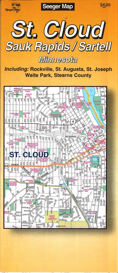 St. Cloud: Sauk Rapids/Sartell: Minnesota Road Map