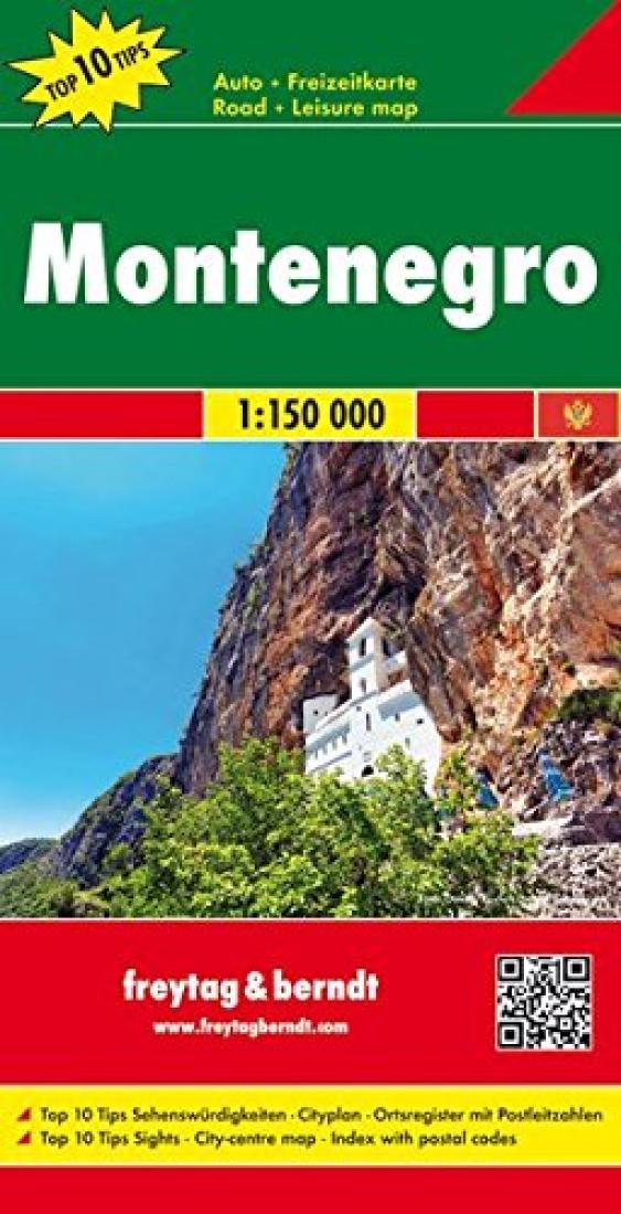 Montenegro Travel Map