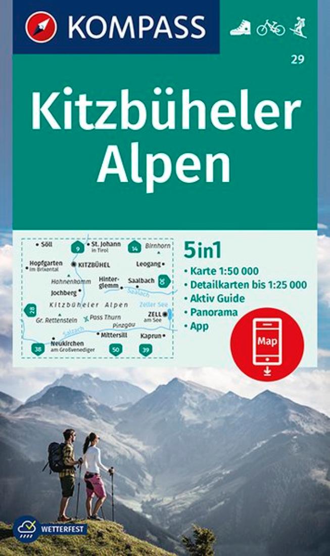 Kitzbuheler Alpen Hiking Map