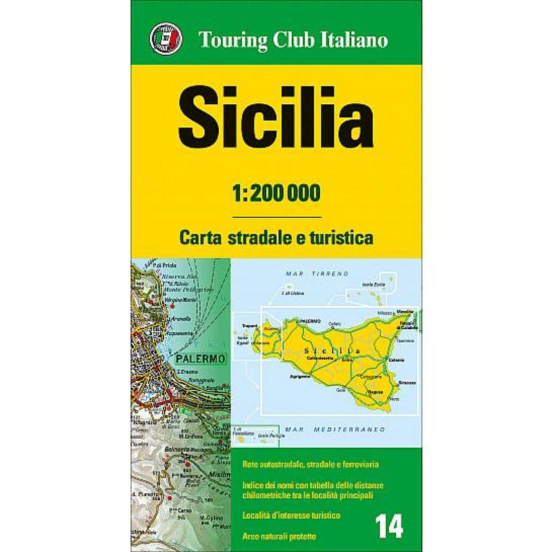 Sicilia: Carta Stradale E Turistica = Sicily: Road And Tourist Map = Sizilien: Touristische Strassenkarte = Sicile: Carte Routière Et Touristique = Sicilia: Mapa De Carreteras Y Turístico
