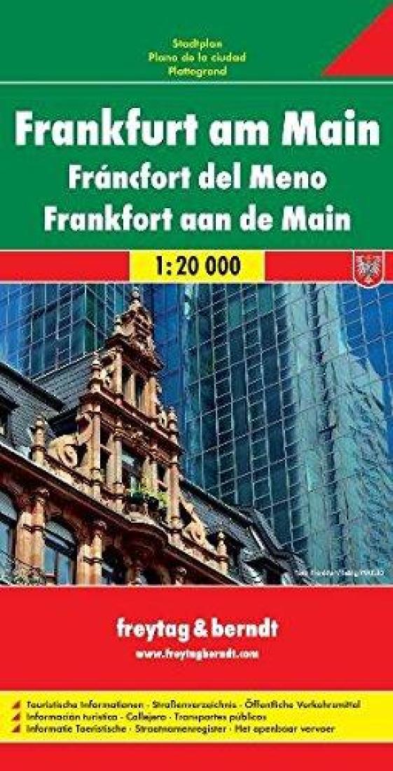 Frankfurt Am Main = Fra?Ncfort Del Meno = Frankfort Aan De Main Travel Map