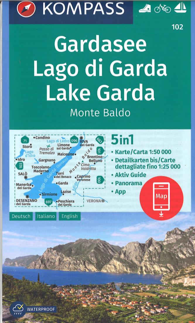 Lake Garda Hiking Map