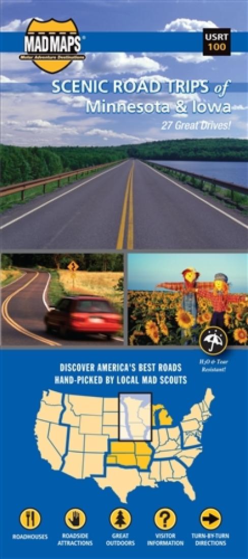 Scenic Road Trips Of Minnesota & Iowa Road Map