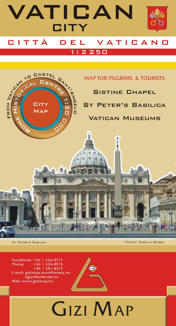 Vatican City: Sistine Chapel: St Peter's Basilica: Vatican Museums: City Map