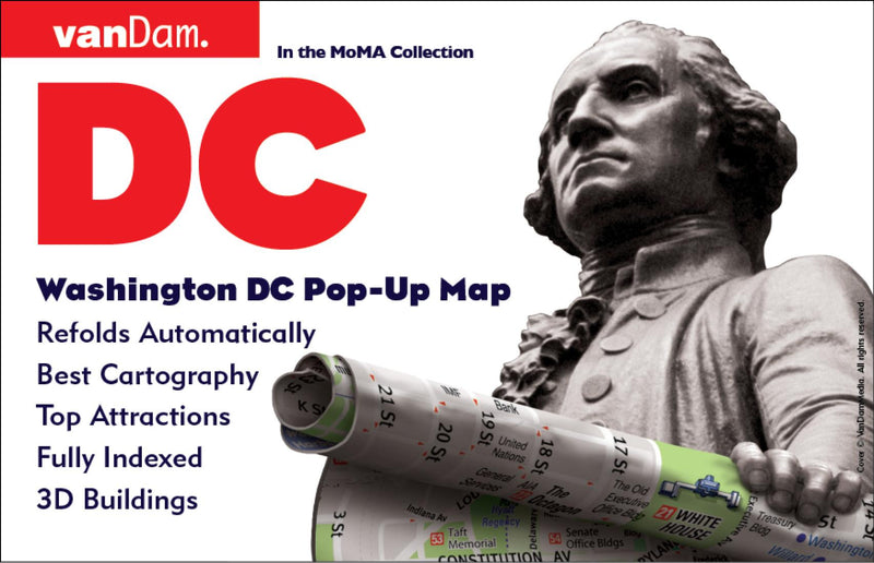 Washington, Dc Pop-Up Travel Map