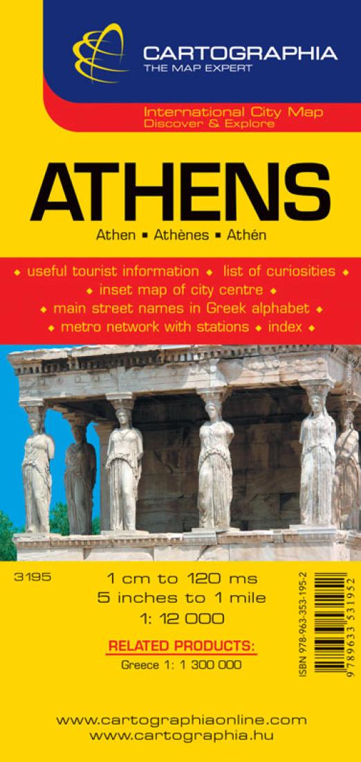 Athens Travel Map