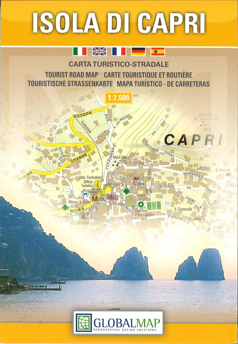 Isola Di Capri: Carta Turistico-Stradale Travel Map