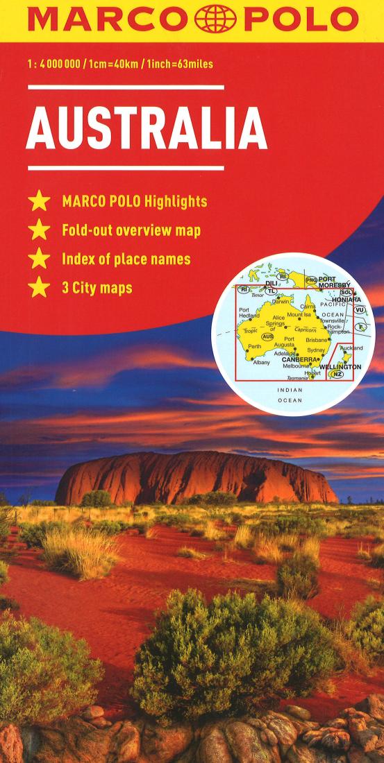 Australia Travel Map