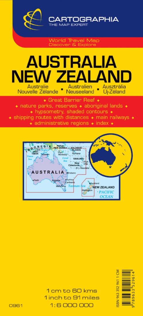 Australia/New Zealand Travel Map