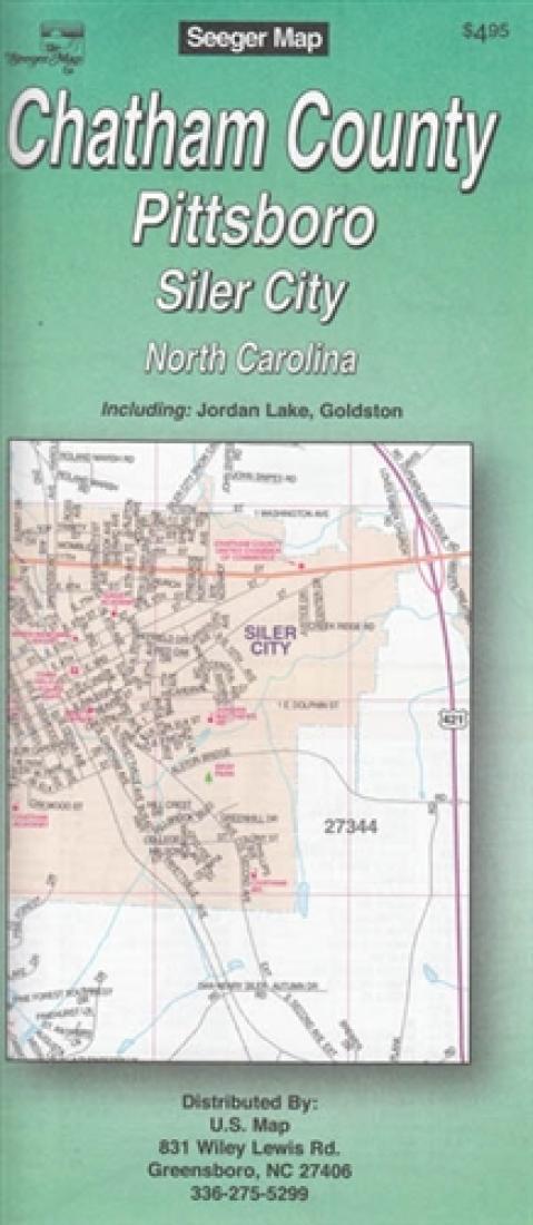 Chatham County: Pittsboro: Siler City: NorthCarolina Road Map