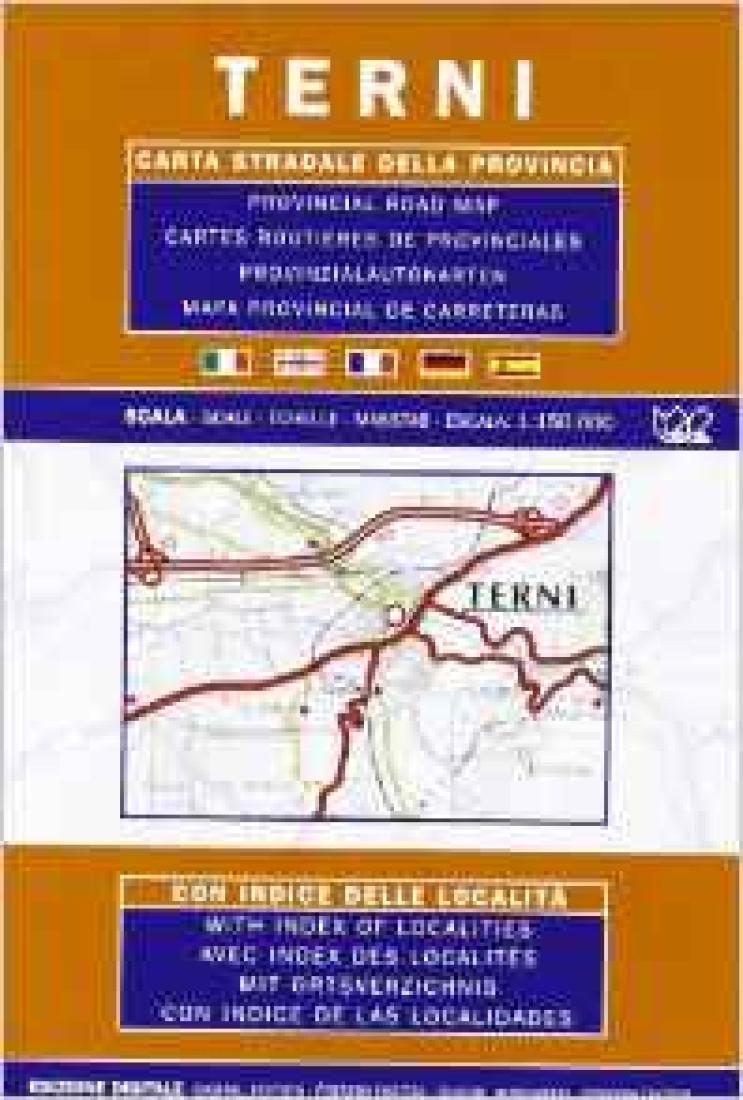 Terni: Carta Stradale Della Provincia Road Map