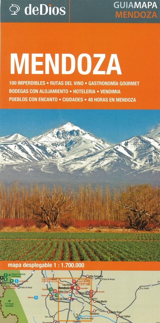 Mendoza: Tourist Map