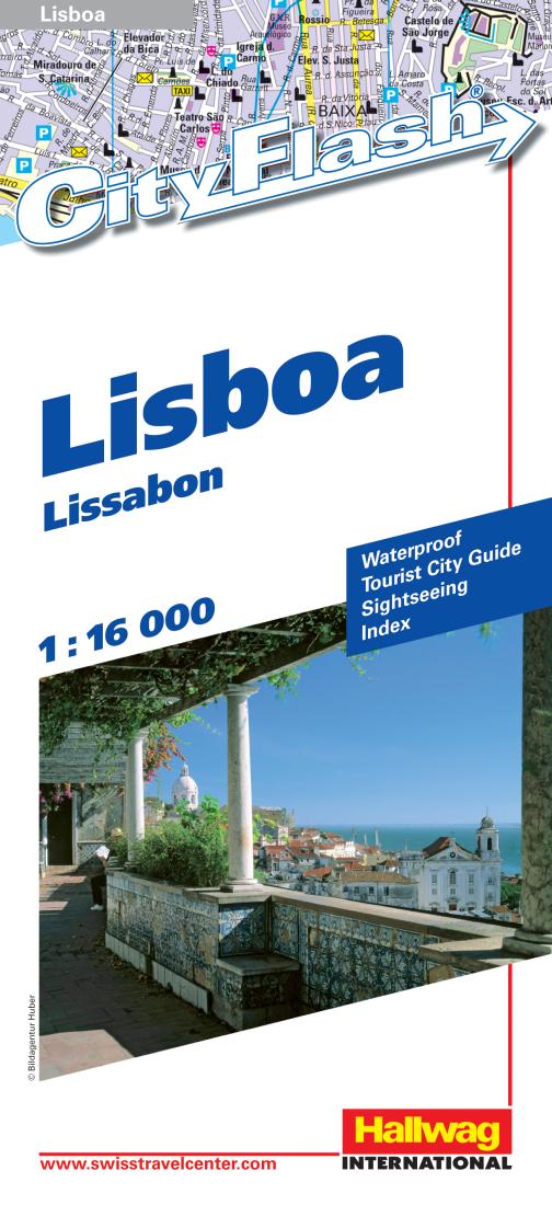 Lisboa: Lissabon: Cityflash Travel Map