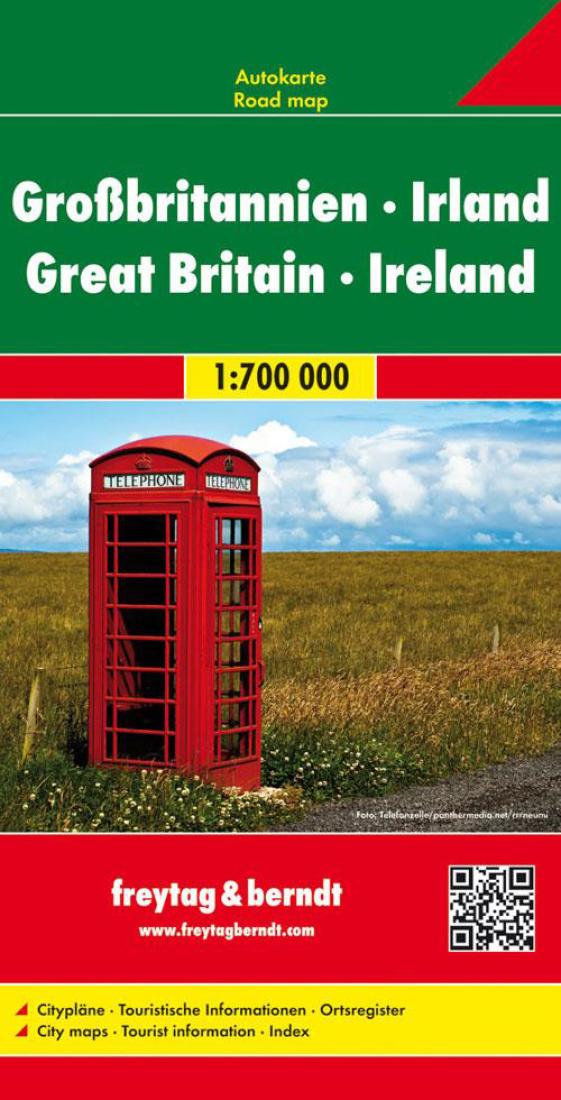 Großbritannien: Irland = Great Britain: Ireland Travel Map