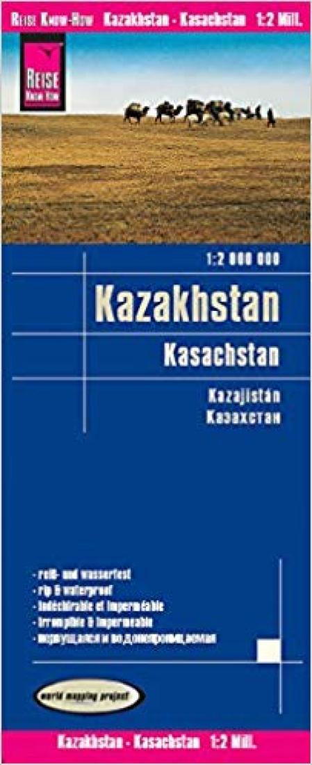 Kasachstan: 1:2 000 000 = Kazakhstan: 1:2 000 000 = Kazajistán: 1:2 000 000 = ?????????: 1:2 000 000 Road Map