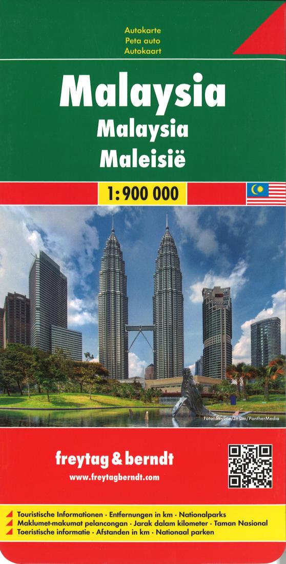 Malaysia = Maleisië Travel Map