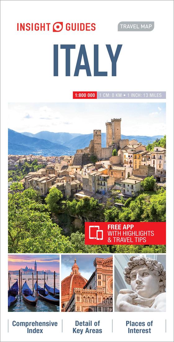 Italy: Insight Guides Travel Map