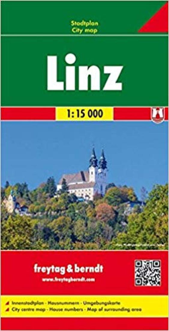 Linz: City Map: 1:15,000 = Linz: Stadtplan: 1:15,000 = Linz: Plan De Ville: 1:15,000 = Pianta Della Cittá = Plano De La Ciudad