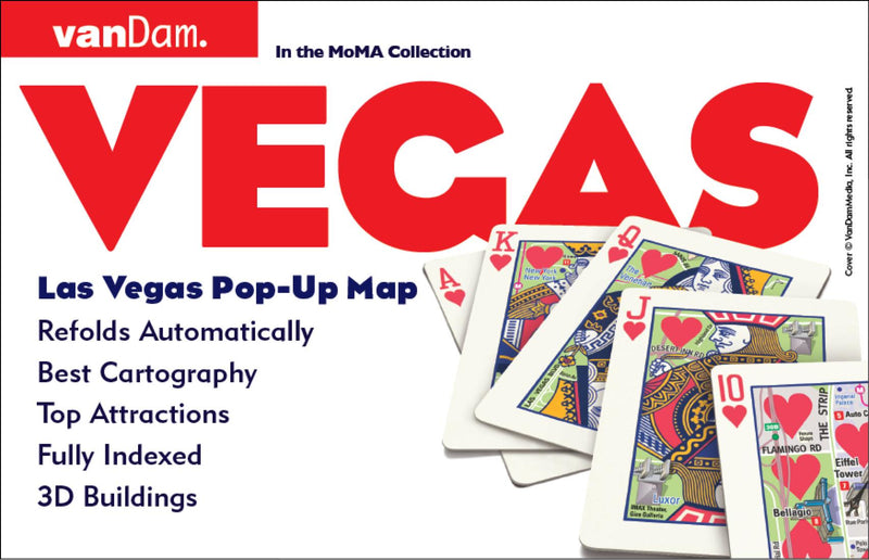 Vegas: Las Vegas Pop-Up Map