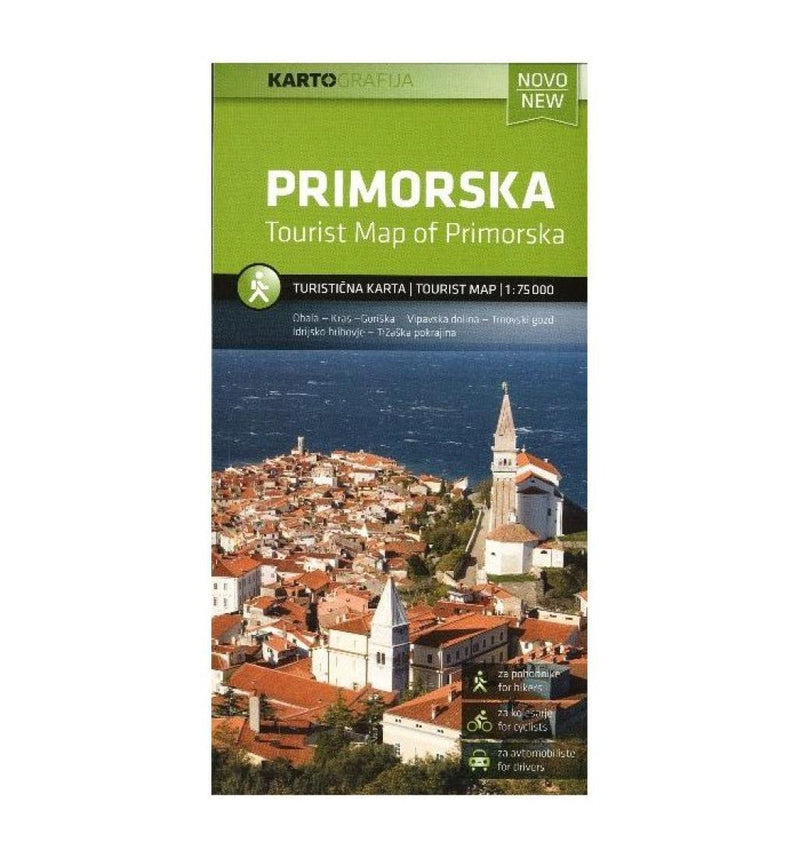 Primorska: Tourist Map Of Primorska: 1:75 000 = Primorska: Turisti?Na Karta: 1:75 000