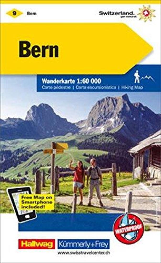 Bern: Switzerland Hiking Map #9