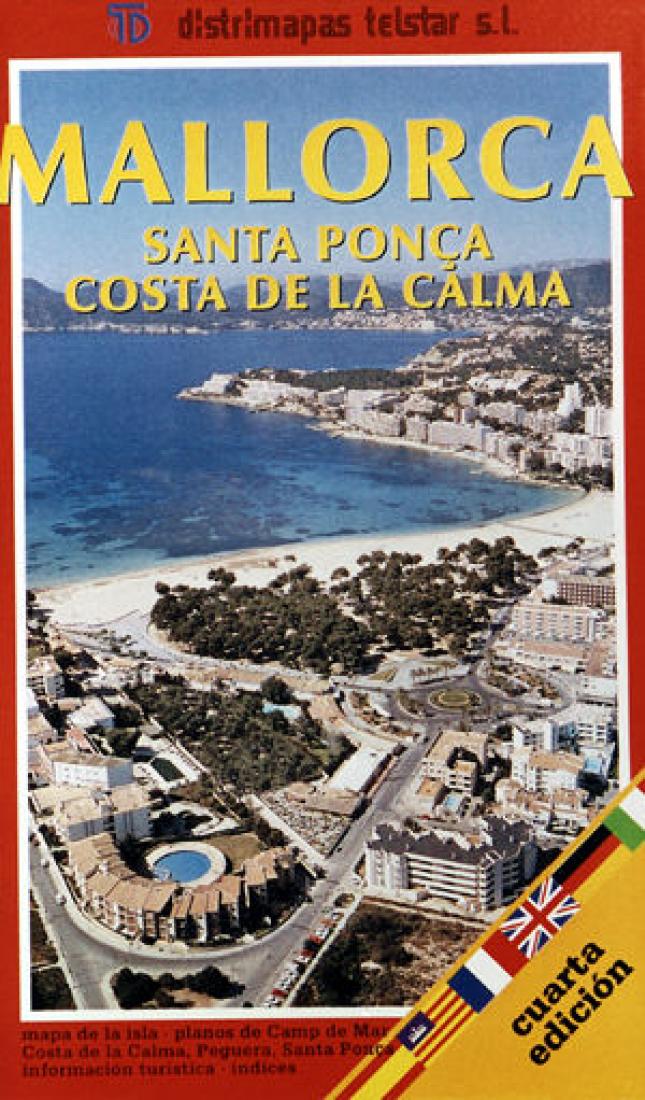 Mallorca: Santa Ponça: Costa De La Calma Road Map