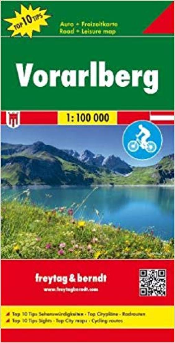 Vorarlberg: Auto + Freizeitkarte: 1:100 000 = Vorarlberg: Road + Leisure Map: 1:100 000 = Vorarlberg: Carte Routière + De Loisir: 1:100 000 = Vorarlberg: Carta Stradale + Turistica: 1:100 000 = Vorarlberg: Mapa De Rutas + Del Ocio: 1:100 00