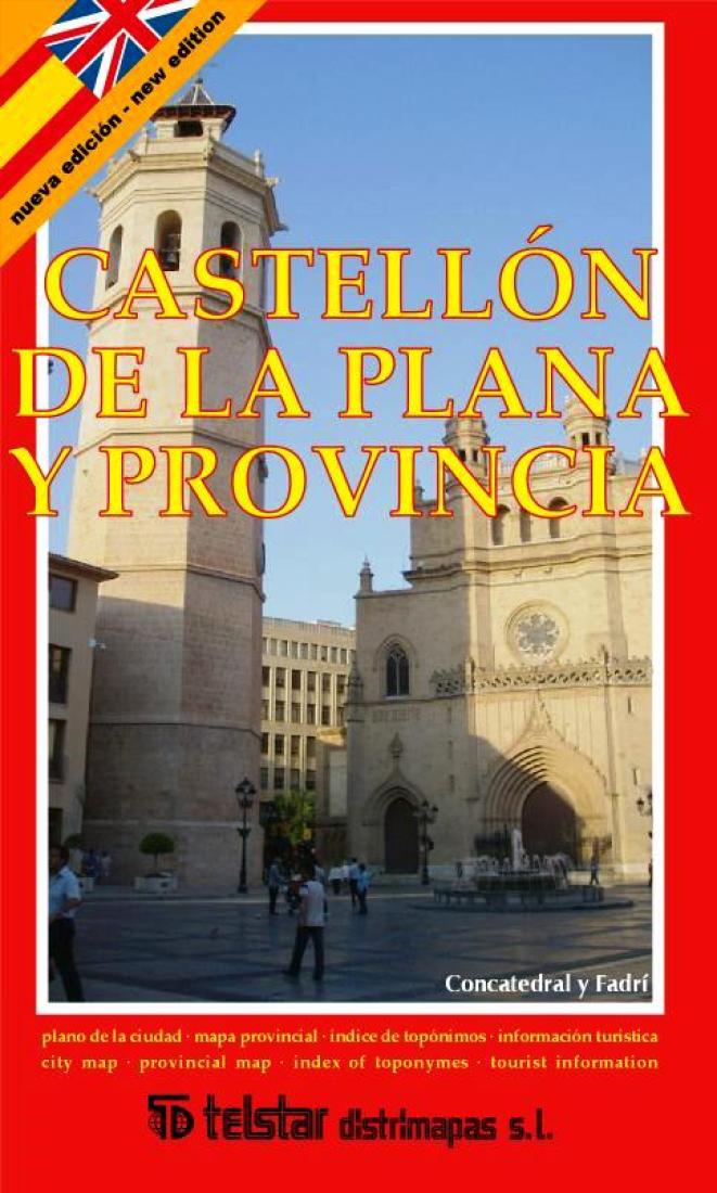 Castellon De La Plana And Provincia Road Map