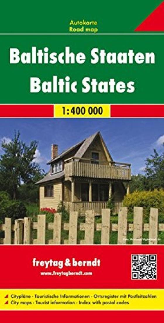 Baltische Staaten = Baltic States Travel Map