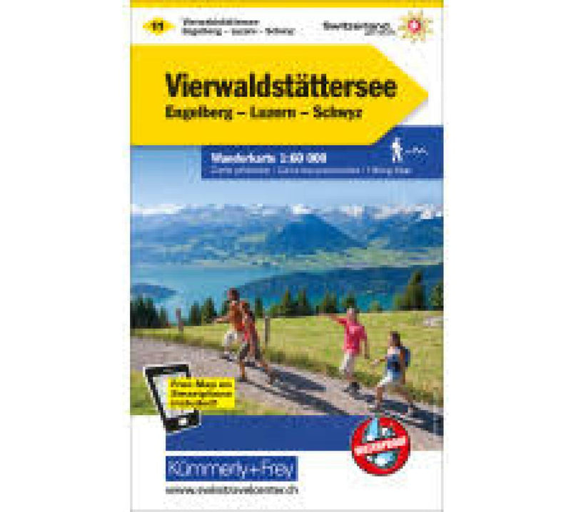 Vierwaldstattersee: Switzerland Hiking Map #11