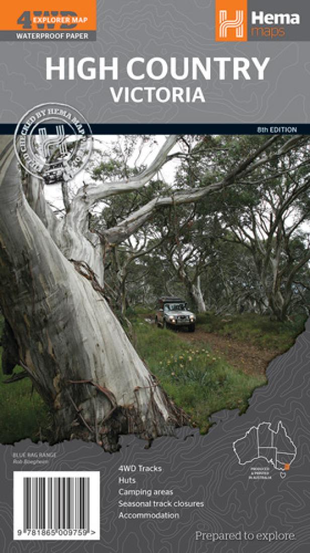 High Country: Victoria: 4Wd Explorer Map
