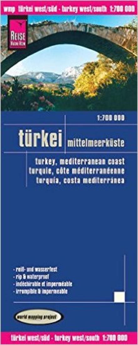 Türkei, Mittlemeerkuste = Turkey, Mediterranean Coast = Turquie, Cote Mediterranéenne = Turquia, Costa Meditterra?Nea Road Map