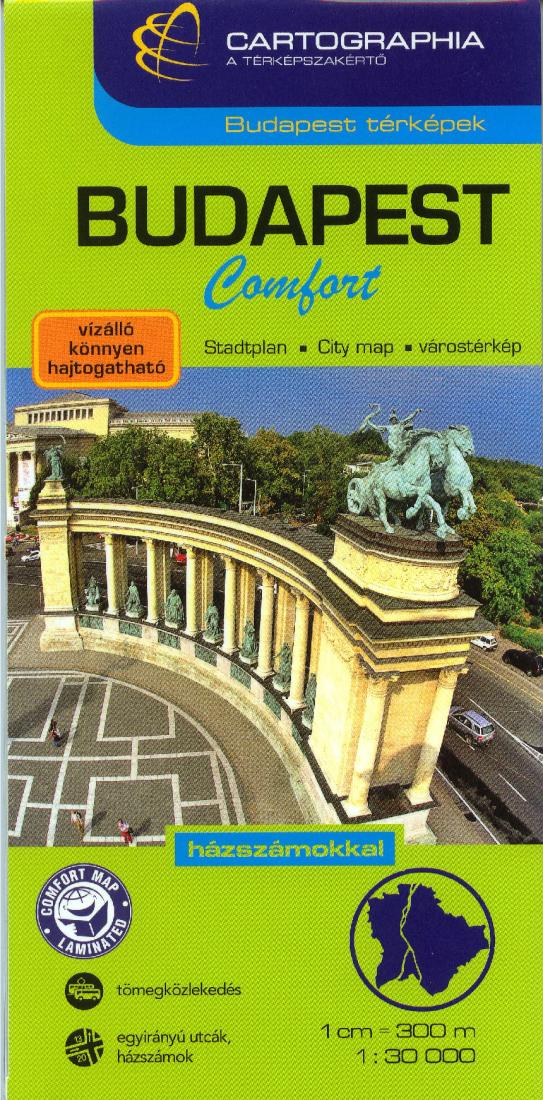 Budapest: Comfort Travel Map